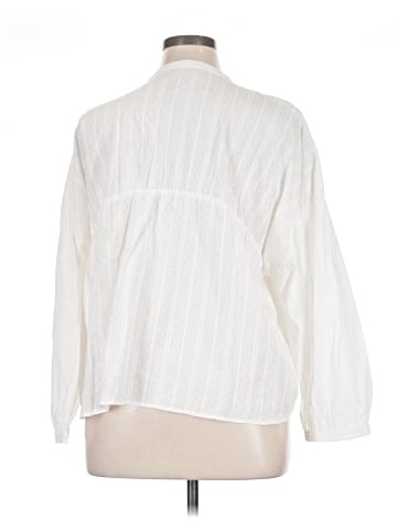 Zara 3/4 Sleeve Button-Down Shirt (view 2)