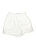 Skies Are Blue 100% Polyester Solid Ivory Shorts Size XS - photo 2