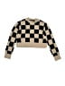 Max Studio Checkered-gingham Tan Pullover Sweater Size S (kids) - photo 1
