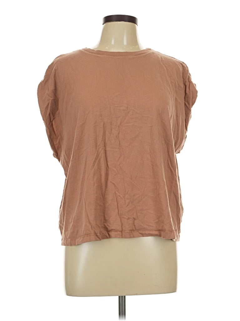 Pre-owned Nuuds Short Sleeve T-shirt In Brown