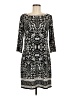 Max Studio Paisley Black Casual Dress Size M - photo 1