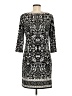 Max Studio Paisley Black Casual Dress Size M - photo 2