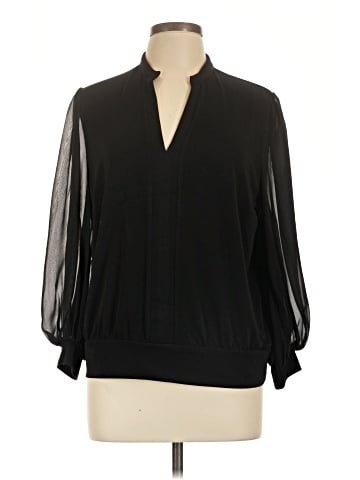 7th Avenue Design Studio New York & Company Long Sleeve Blouse (view 1)