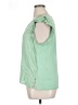Democracy 100% Rayon Green Short Sleeve Blouse Size XL - photo 5