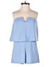 Diane von Furstenberg 100% Polyester Color Block Blue Romper Size 2 - photo 1