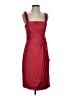 J. Mendel 100% Silk Solid Red Cocktail Dress Size 4 - photo 1