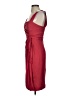 J. Mendel 100% Silk Solid Red Cocktail Dress Size 4 - photo 5