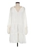 CeCe 100% Polyester Ivory Casual Dress Size M - photo 1