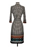 Mlle Gabrielle Houndstooth Brown Casual Dress Size S - photo 2