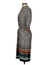 Mlle Gabrielle Houndstooth Brown Casual Dress Size S - photo 5