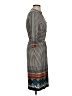Mlle Gabrielle Houndstooth Brown Casual Dress Size S - photo 4
