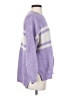 American Eagle Outfitters Stripes Purple Pullover Sweater Size S - photo 4