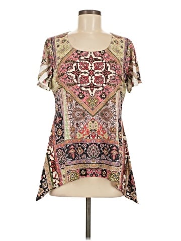 One World Short Sleeve Blouse (view 1)