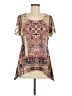 One World Ivory Short Sleeve Blouse Size M - photo 1