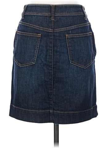 Garnet Hill Denim Skirt (view 2)