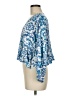 O'Neill 100% Viscose Blue 3/4 Sleeve Blouse Size M - photo 5