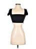 Zara Black Short Sleeve Top Size S - photo 1
