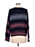 American Eagle Outfitters Stripes Purple Pullover Sweater Size M - photo 2