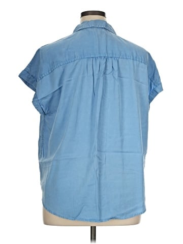 New Directions Sleeveless Button-Down Shirt (view 2)