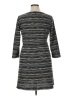 Ann Taylor LOFT Chevron-herringbone Gray Casual Dress Size 14 - photo 2