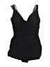 Profile by Gottex Solid Black One Piece Swimsuit Size 12 - photo 1