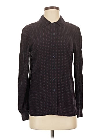 Tory Burch Long Sleeve Silk Top (view 1)