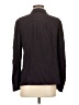 Tory Burch Houndstooth Brown Long Sleeve Silk Top Size 4 - photo 2