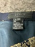 J.Crew Collection 100% Acetate Metallic Silver Formal Skirt Size 00 - photo 4