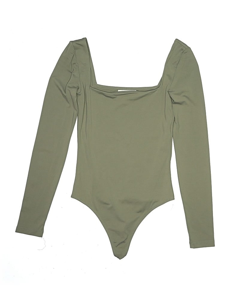 Pre-owned Babaton Bodysuit In Tan
