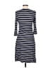 Max Studio Stripes Blue Casual Dress Size M - photo 2