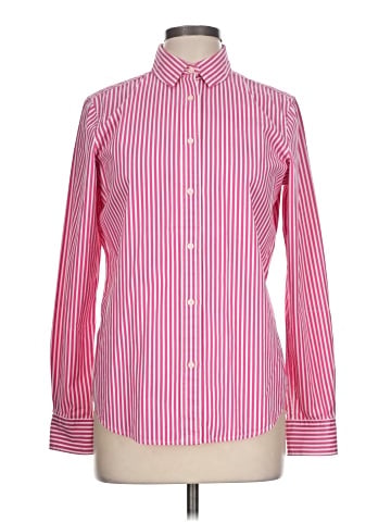 Lauren by Ralph Lauren Long Sleeve Button-Down Shirt (view 1)