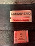 Lands' End Solid Black Dress Pants Size XL - photo 7