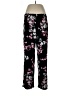 Alfani Floral Black Casual Pants Size L - photo 1
