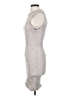 En Focus Studio 100% Nylon Silver Cocktail Dress Size 8 - photo 5