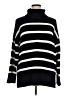 Old Navy 100% Cotton Stripes Black Turtleneck Sweater Size XL - photo 1