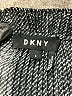 DKNY 100% Polyester Chevron-herringbone Black Gray Sleeveless Blouse Size S - photo 7