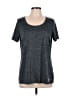 Nike 100% Polyester Tweed Gray Active T-Shirt Size L - photo 1