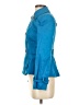 Black Rivet Solid Blue Jacket Size XS - photo 5