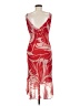 BCBGMAXAZRIA 100% Silk Tropical Red Cocktail Dress Size 8 - photo 2