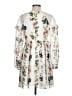 Ted Baker London 100% Polyester Floral Ivory Casual Dress Size 6 (2) - photo 2