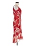 BCBGMAXAZRIA 100% Silk Tropical Red Cocktail Dress Size 8 - photo 4