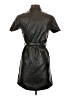 Divided by H&M 100% Polyester Black Trenchcoat Size XS - photo 2
