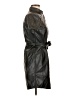 Divided by H&M 100% Polyester Black Trenchcoat Size XS - photo 4
