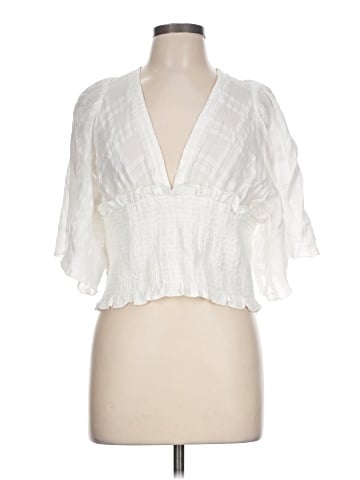 By Anthropologie Short Sleeve Blouse (view 1)
