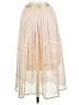 Unbranded 100% Polyester Solid Ivory Casual Skirt Size M - photo 2