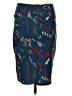Lularoe Print Teal Casual Skirt Size M - photo 1