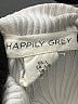 Happily Grey 100% Polyester Ivory Sleeveless Top Size L - photo 7