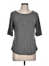 Apt. 9 Gray 3/4 Sleeve T-Shirt Size L - photo 1