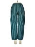 Unbranded Stripes Teal Cargo Pants Size M - photo 2