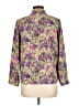 Unbranded Floral Gold Purple Long Sleeve Blouse Size L (estimated) - photo 2